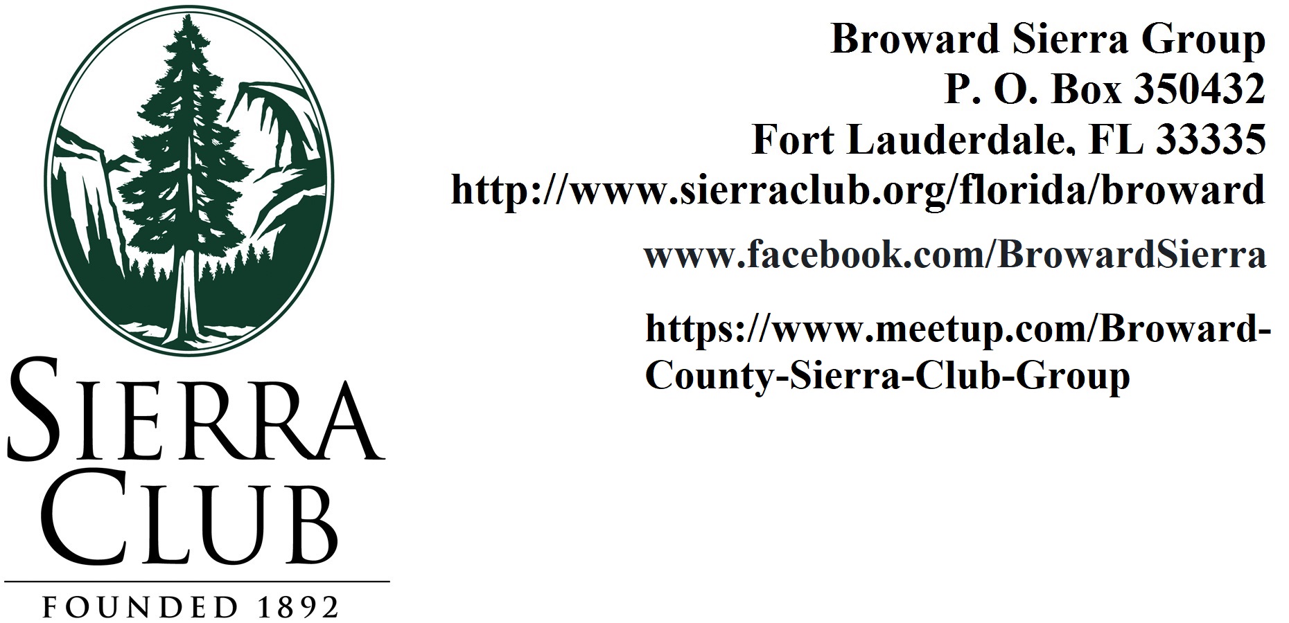 Sierra Club card